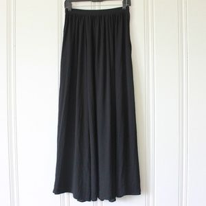 H&M Black Circle Maxi Skirt